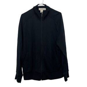 H&M Label of Graded Goods LOGG Blue Full Zip 100% Cotton Sweater Men’s Size XL